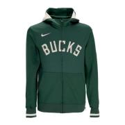 Milwaukee Bucks Zip Hoodie Nike , Green , Heren