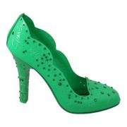 Betoverende Assepoester Kristal Pumps in Groen Dolce & Gabbana , Green...