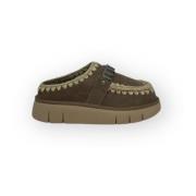 Metal Logo Bounce Clog Laarzen Mou , Gray , Dames