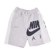 Lichtgewicht tracksuit shorts met mesh inzetstukken Nike , Gray , Here...