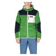 Groene Polyester Sweatshirt Herfst/Winter Stijl Napapijri , Green , He...