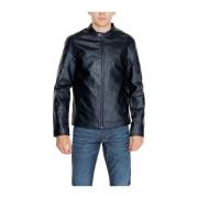 Klassieke Polyesterjas voor Mannen Jack & Jones , Black , Heren