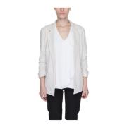 Beige Dames Blazer Lente/Zomer Collectie Only , Beige , Dames