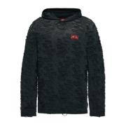 Sweatshirt T-Crane-Ls-Hood Diesel , Gray , Heren