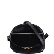 Pre-owned Leather shoulder-bags Cartier Vintage , Black , Dames