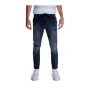 Zwarte Katoenen Stretch Jeans & Pant Antony Morato , Black , Heren