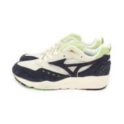 Navy Green White Sneakers Heren Contender Mizuno , Multicolor , Heren