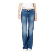 Baggy Katoenen Jeans Collectie Tommy Jeans , Blue , Dames