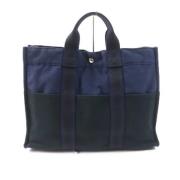 Pre-owned Cotton totes Hermès Vintage , Black , Dames