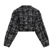 Tweed Blazer met Glanzende Applicaties Rotate Birger Christensen , Bla...