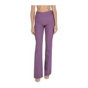 Herfst/Winter Dames Polyester Blend Broek Sandro Ferrone , Purple , Da...