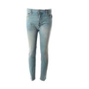 Slim Blauwe Jeans voor Heren Dsquared2 , Blue , Heren