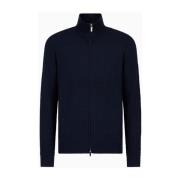 Stijlvolle rits cardigan Emporio Armani , Blue , Heren