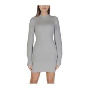 Grijze Viscose Blend Dames Herfst Jurk Jacqueline de Yong , Gray , Dam...