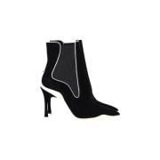 Pre-owned Suede boots René Caovilla Pre-owned , Black , Dames