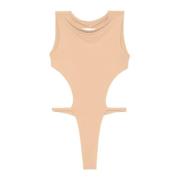 Klep Bodysuit Entire Studios , Beige , Dames