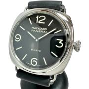 Pre-owned Stainless Steel watches Panerai Pre-owned , Black , Heren