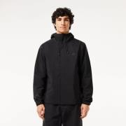 Waterdichte Trainingsjack Heren Zwart Lacoste , Black , Heren