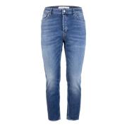 Blauwe Slim Fit 5-Pocket Jeans Department Five , Blue , Heren