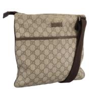 Pre-owned Canvas gucci-bags Gucci Vintage , Beige , Dames