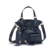 Blauwe Bucket Bag 1Er Flirt Stijl Lancel , Blue , Dames