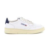 Witte Leren Sneaker met Zijlogo Autry , White , Heren