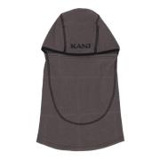 Retro Man Rib Balaclava Zwart Karl Kani , Black , Heren