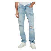 Reguliere pasvorm Modieuze kleding Tommy Hilfiger , Blue , Heren