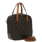 Pre-owned Canvas handbags Louis Vuitton Vintage , Brown , Dames