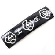 Pre-owned Plastic hair-accessories Chanel Vintage , Black , Dames