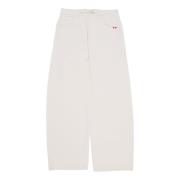 Hoge taille witte jeans ballonvorm Amish , White , Dames