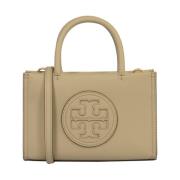 Ella Bio Mini Tote Tas Tory Burch , Beige , Dames