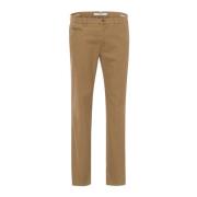 Bruine Katoenen Chino Broek Brax , Brown , Heren