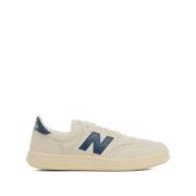 Navy Blauw Suède Veterschoen New Balance , Beige , Heren