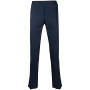 Slim-Fit Chino Broek Canali , Blue , Heren