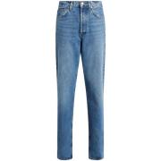 Blauwe Denim Straight Leg Jeans Agolde , Blue , Dames