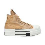 Beige Sneakers met Converse 70's Stijl Rick Owens , Beige , Dames