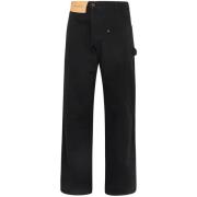 Zwarte Denim Wide Leg Jeans JW Anderson , Black , Heren