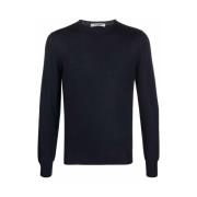 Round-neck Knitwear La Fileria , Blue , Heren