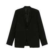 Fogpocket Soft Blazer Rick Owens , Black , Heren