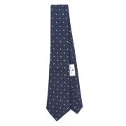 Blauw Patroon Jacquard Stropdas Etro , Blue , Heren