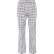 Houndstooth Stretch Broek Theory , Gray , Dames