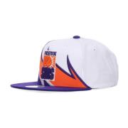 Phoenix Suns Snapback Pet Wit Mitchell & Ness , White , Unisex