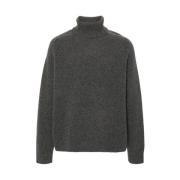 Antracietgrijze Gebreide Rolhals Sweater Maison Margiela , Gray , Here...