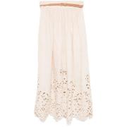 Beige Linnen Rok Zimmermann , Beige , Dames