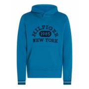 Uni Hoodies voor Stijlvol Comfort Tommy Hilfiger , Blue , Heren