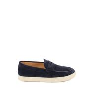 Blauwe Mocassins voor Heren Brunello Cucinelli , Blue , Heren