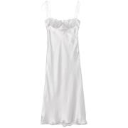 Grijze Slip Jurk met Bustier Halslijn Anna October , Gray , Dames