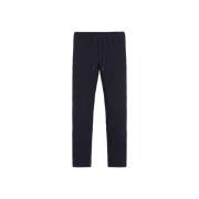 Blauwe Stoffen Broek Tommy Hilfiger , Blue , Heren