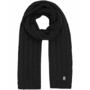 Zwarte Sjaal Tommy Hilfiger , Black , Dames